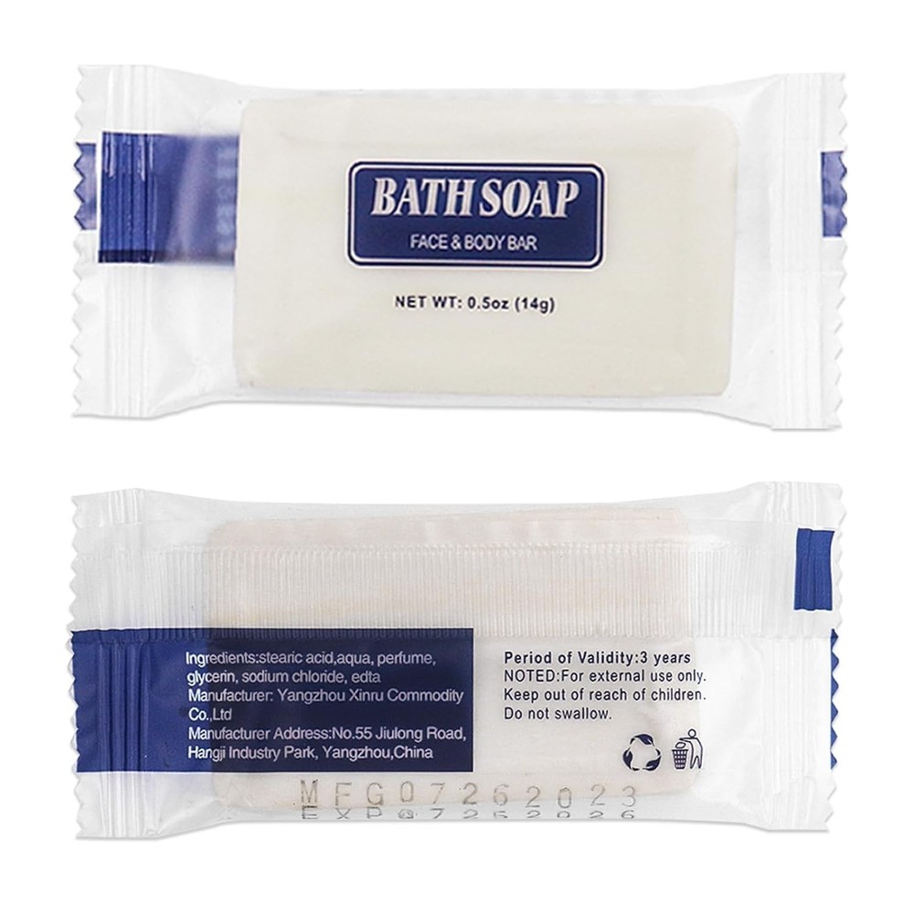 100 Pack Disposable Toothbrushes with Toothpaste Soap Individually Wrapped, 1...