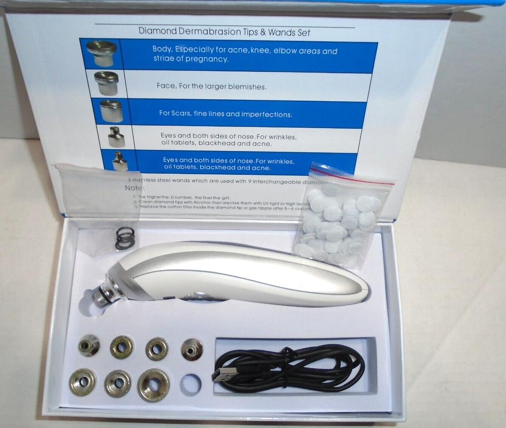 Upgraded Diamond Microderm Machine Professional Facial Machine Suction Tool