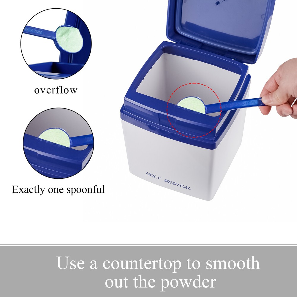 Dental Alginate Mixer Impression Materials Moisture Proof Box Plastic Container