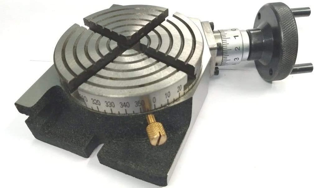 Horizontal Vertical 4" Inch II 100 mm Rotary Milling Table