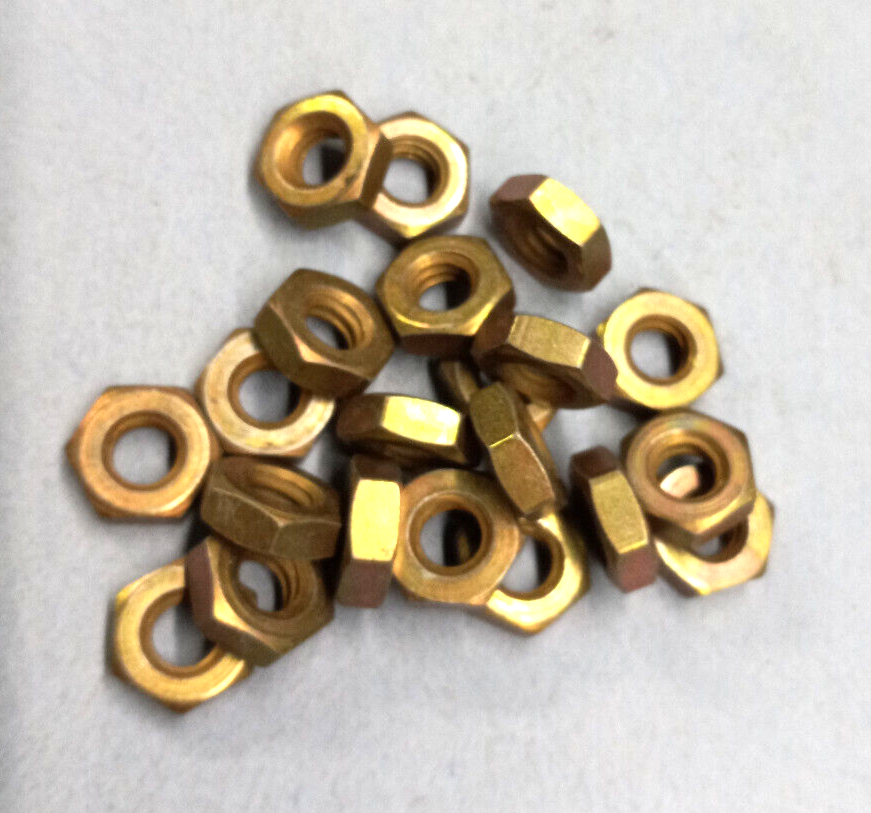 TCM P/N MS35691-1 Nut, Plain Thread 1/4", Height: 1/8" (20/PACK)