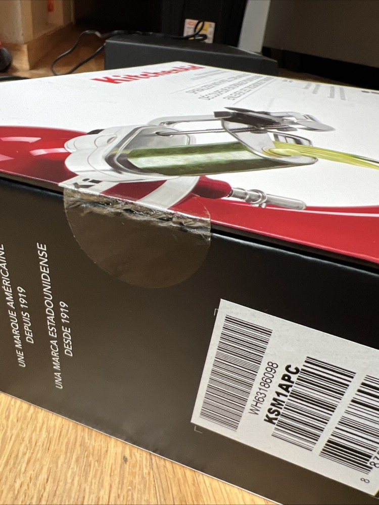 KitchenAid 5- Blade Spiralizer Peel Core Slice Attachments New KSM1APC