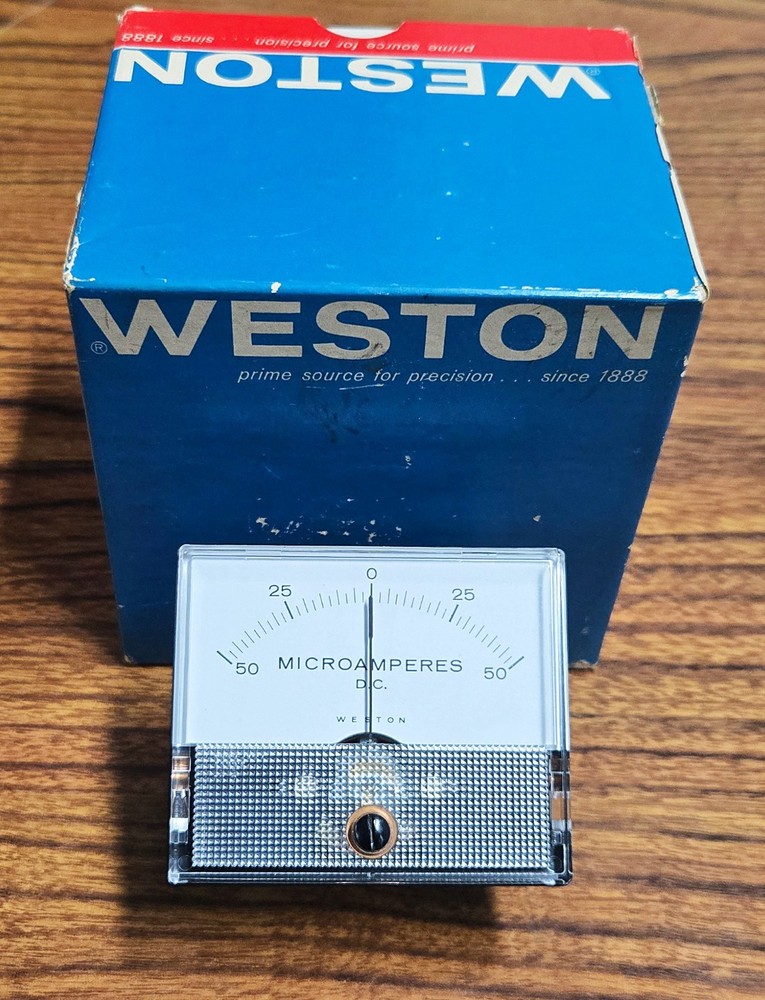 Vintage Weston D.C. Model 1921 Analog Panel Mount Meter