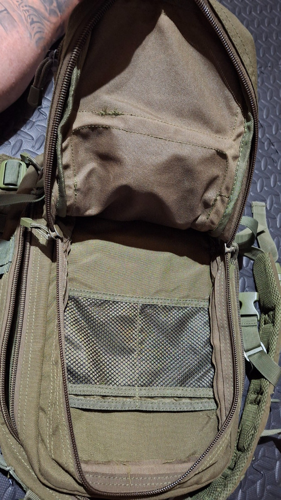 OD Green tactical medic backpack, used, great condition, 1 strap needs replacing