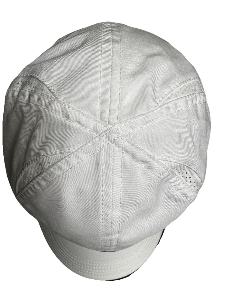 Nike Dri-FIT Featherlight White Running Cap Hat Adjustable OS Lightweight