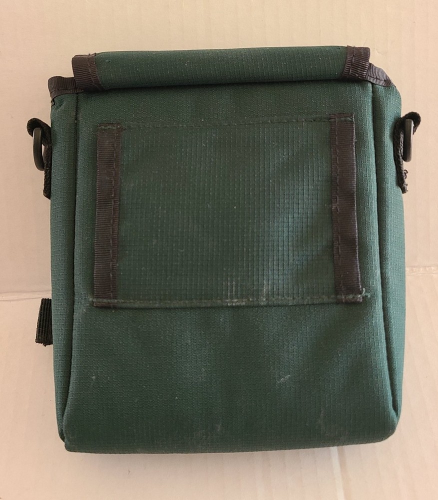 Bag- Shoulder bag- Green -3 Compartments- 6x6x2- Shoulder Strap & Belt Loop