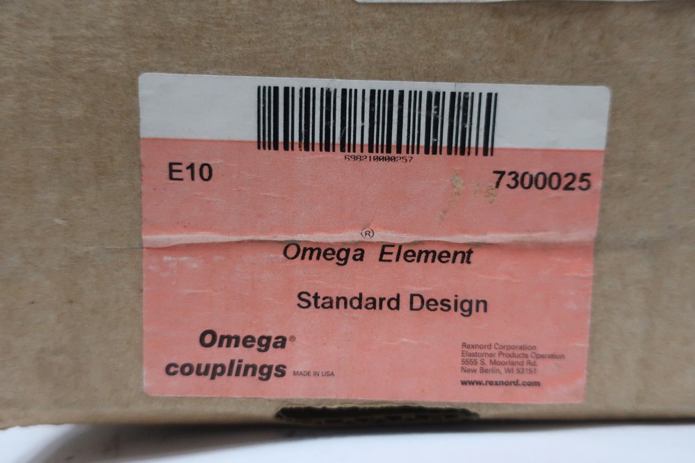 Rexnord 7300025 Omega E10 Elastomeric Coupling Element