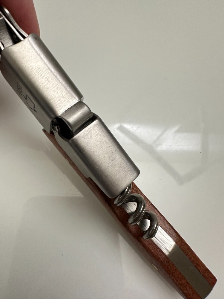 "AMANDA" Personalized Quality Wood Waiters Corkscrew Wine Opener