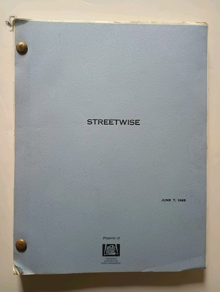 Streetwise (1985) Unproduced Movie Script by David Chisholm