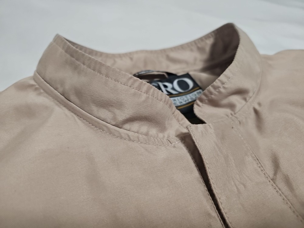 Zero Restriction Lightweight Embroidered Pullover 1/4 Snap S/S Jacket SZ Large