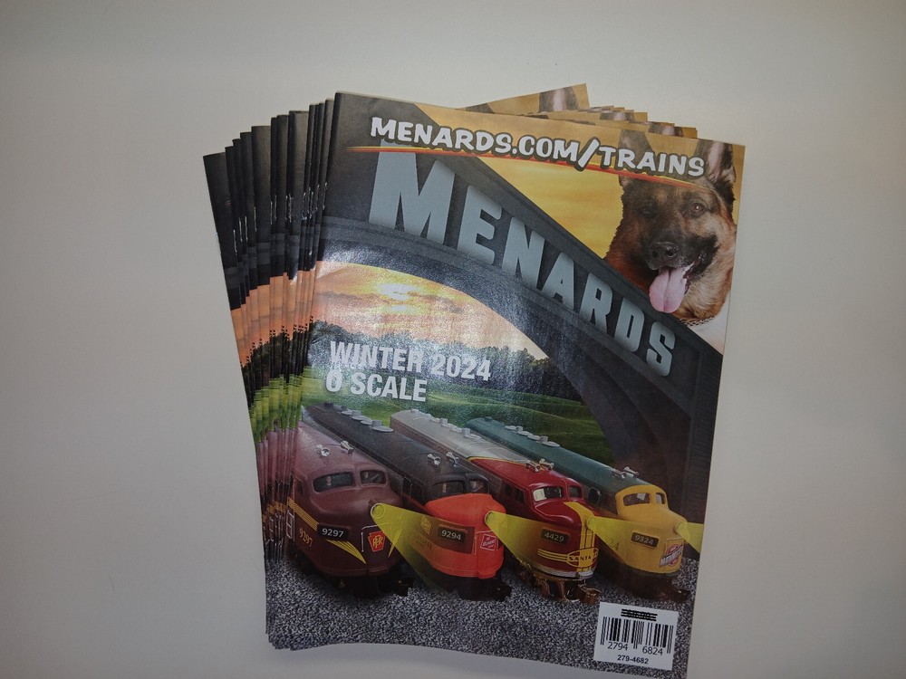 Menards Fall 2024 O Scale Train Catalog - NEW!