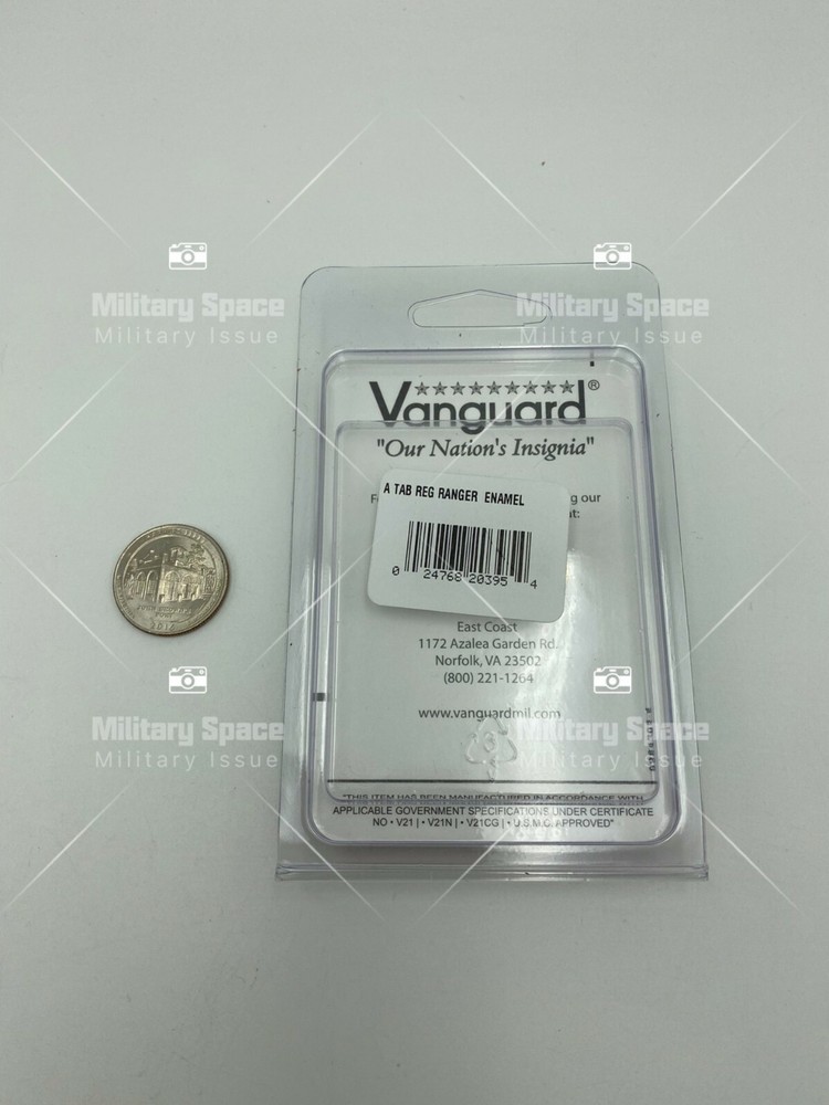 GENUINE U.S. ARMY ENAMEL TAB: RANGER