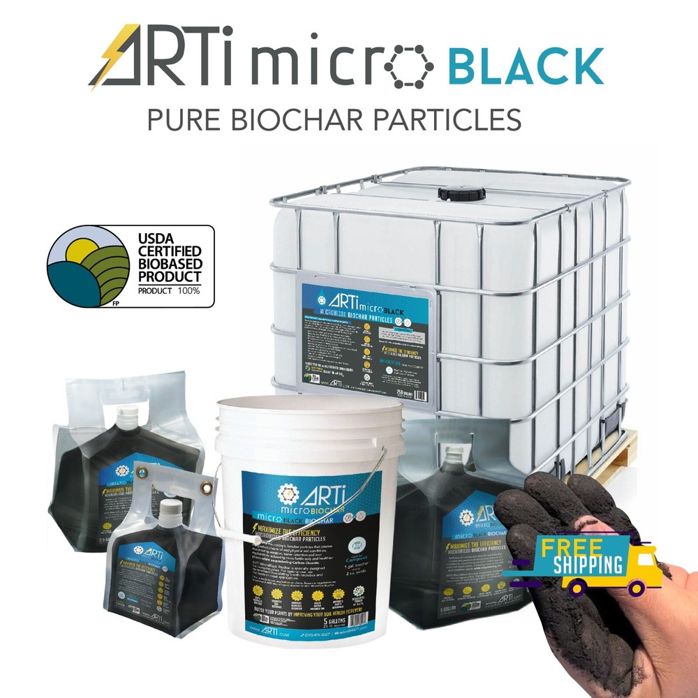 ARTi Micronized Biochar (microBlack)