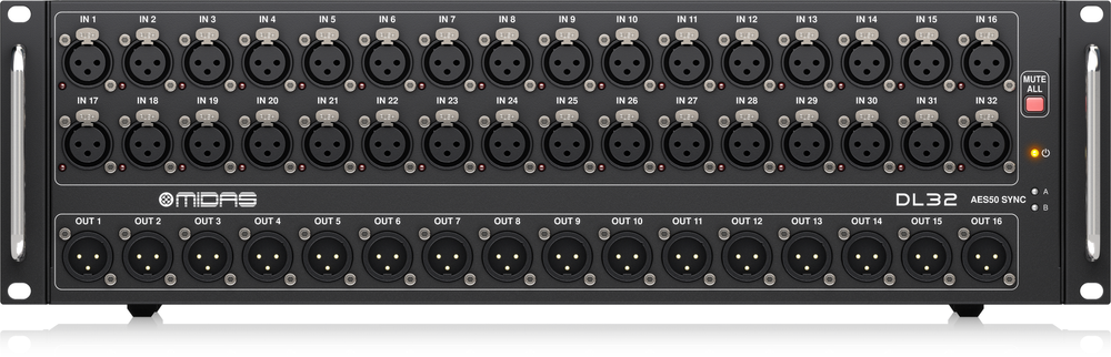 Midas DL32 32 Input, 16 Output Stage Box