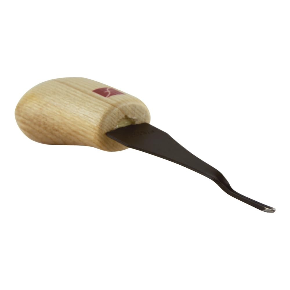 Flexcut Palm VTool, High Carbon Steel, Solid Ash Handle, 1 mm, 45 Degrees FR803