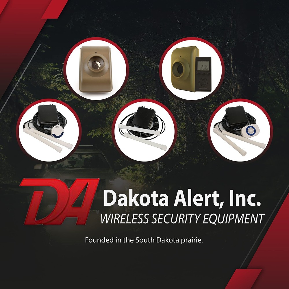 Driveway Alarm System -DUAL-4k Plus Bundle - DAPT-4000 White