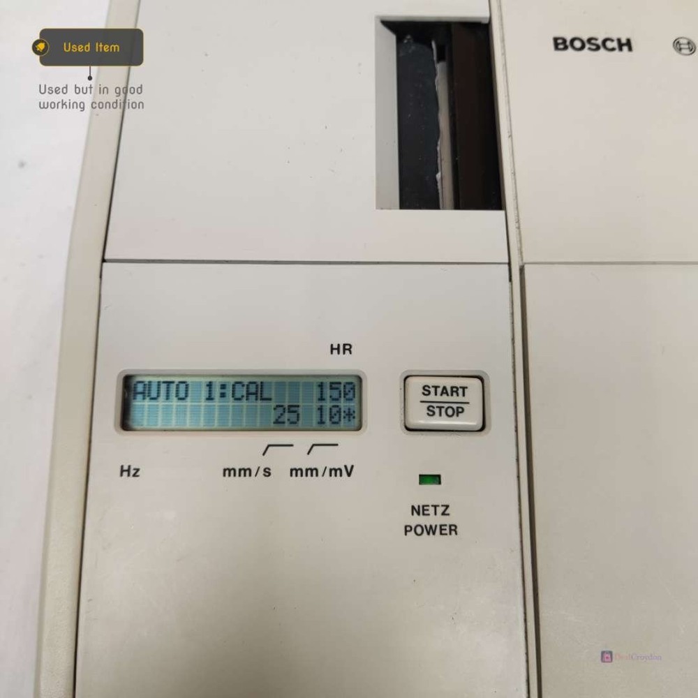 BOSCH EKG601 ELECTROCARDIOGRAPH WITH CABLES