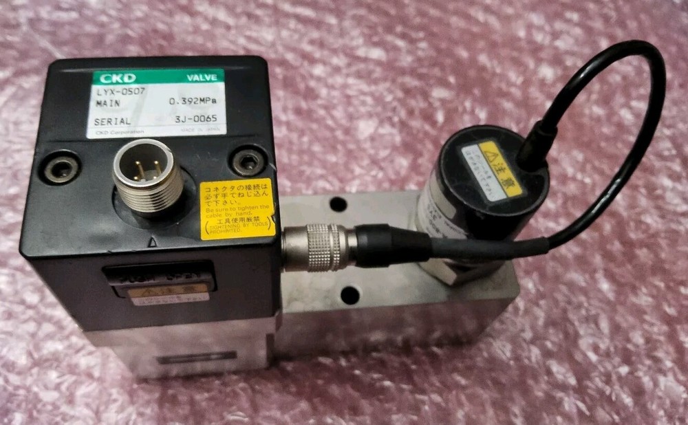 CKD LYX-0507 Electro-Pneumatic Pressure Regulator S/N 3J-0065
