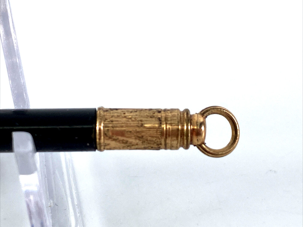 Antique Etched Chatelaine Pencil Holder