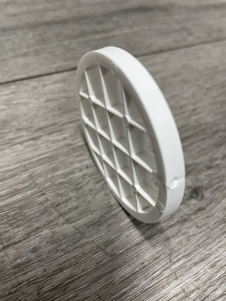 Noritz NORITZ-VT2-PVCS Birdscreen 2" PVC Plastic - White