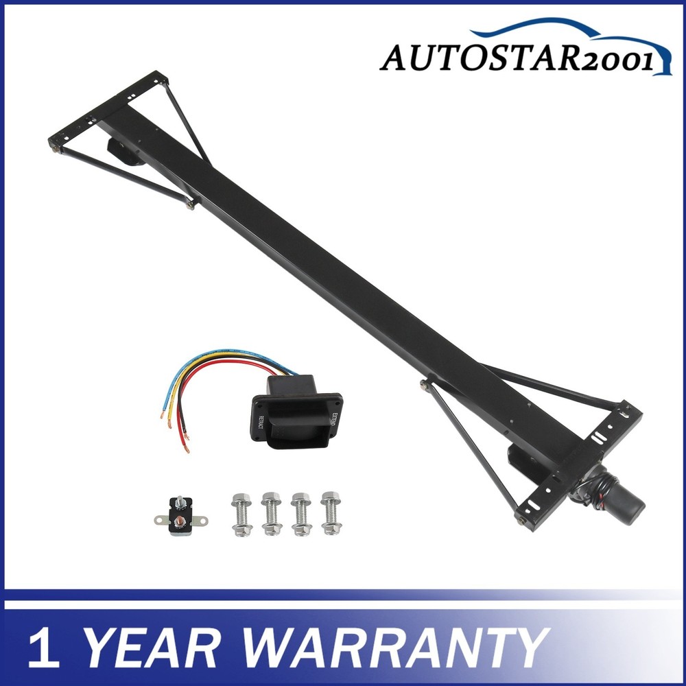 Universal Rear Trailer Stabilizer Jack Stand Stabilizer Jack Kit 298707 Black