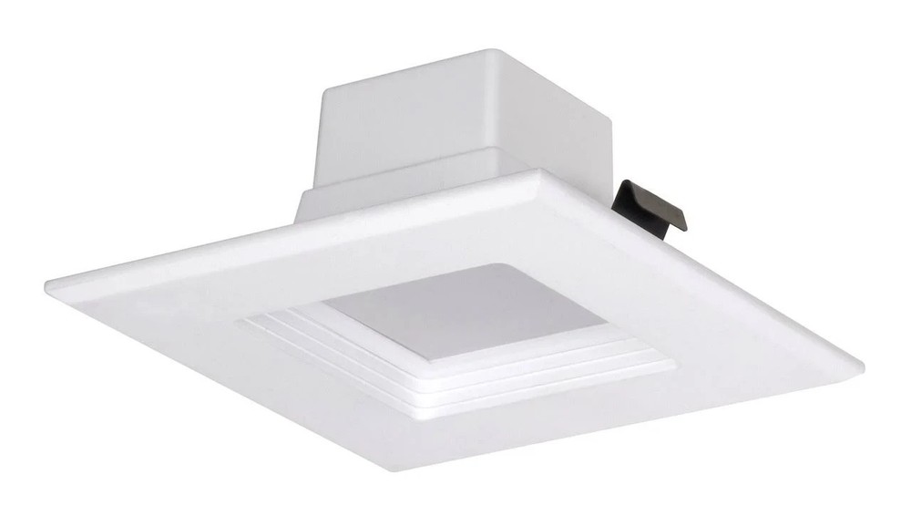 Satco S9757 - 10 Watt 4" LED Square White Downlight Retrofit - 3000K