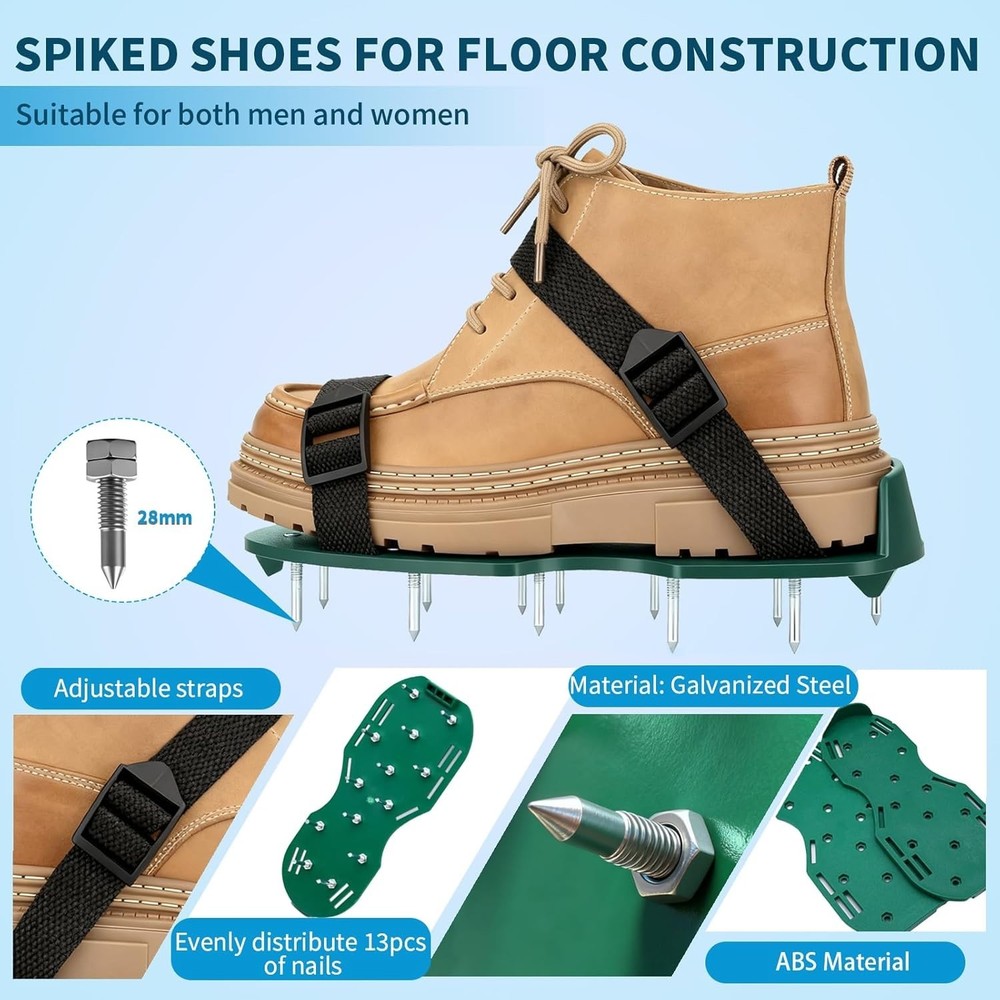 Versatile Self-Leveling Cement Tool Set with Stainless Steel Scraper & Gloves