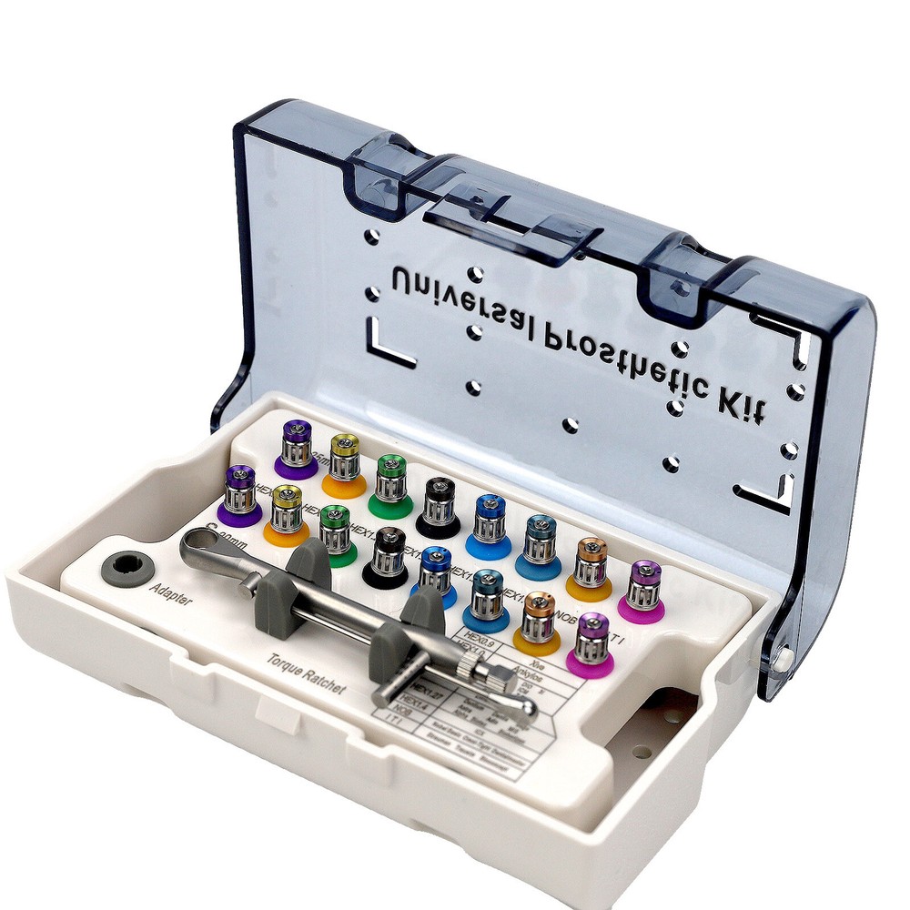 Universal Prosthetic Restoration Hand Driver Tool Kit Dental Implant Instruments