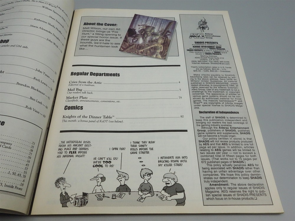 Shadis Magazine: Issue # 19.5