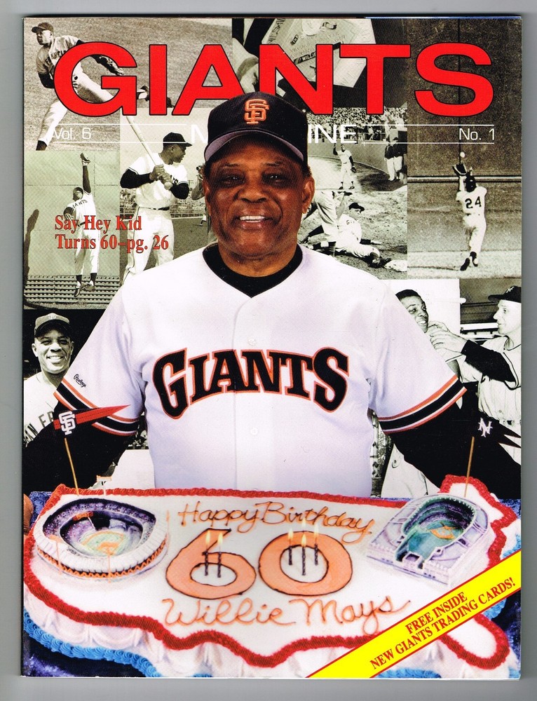 1991 San Francisco Giants Magazine MLB Baseball PROGRAM Volume 6 #1