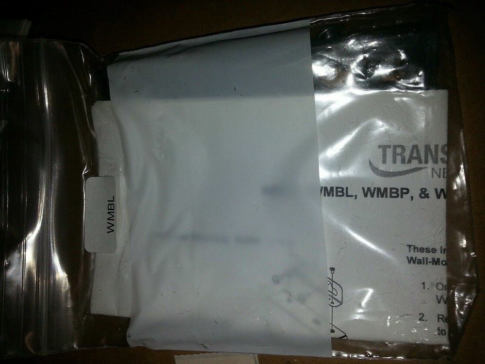 NIB Transition Wall Mount Bracket 4In WMBL ....  EACH SET ..........