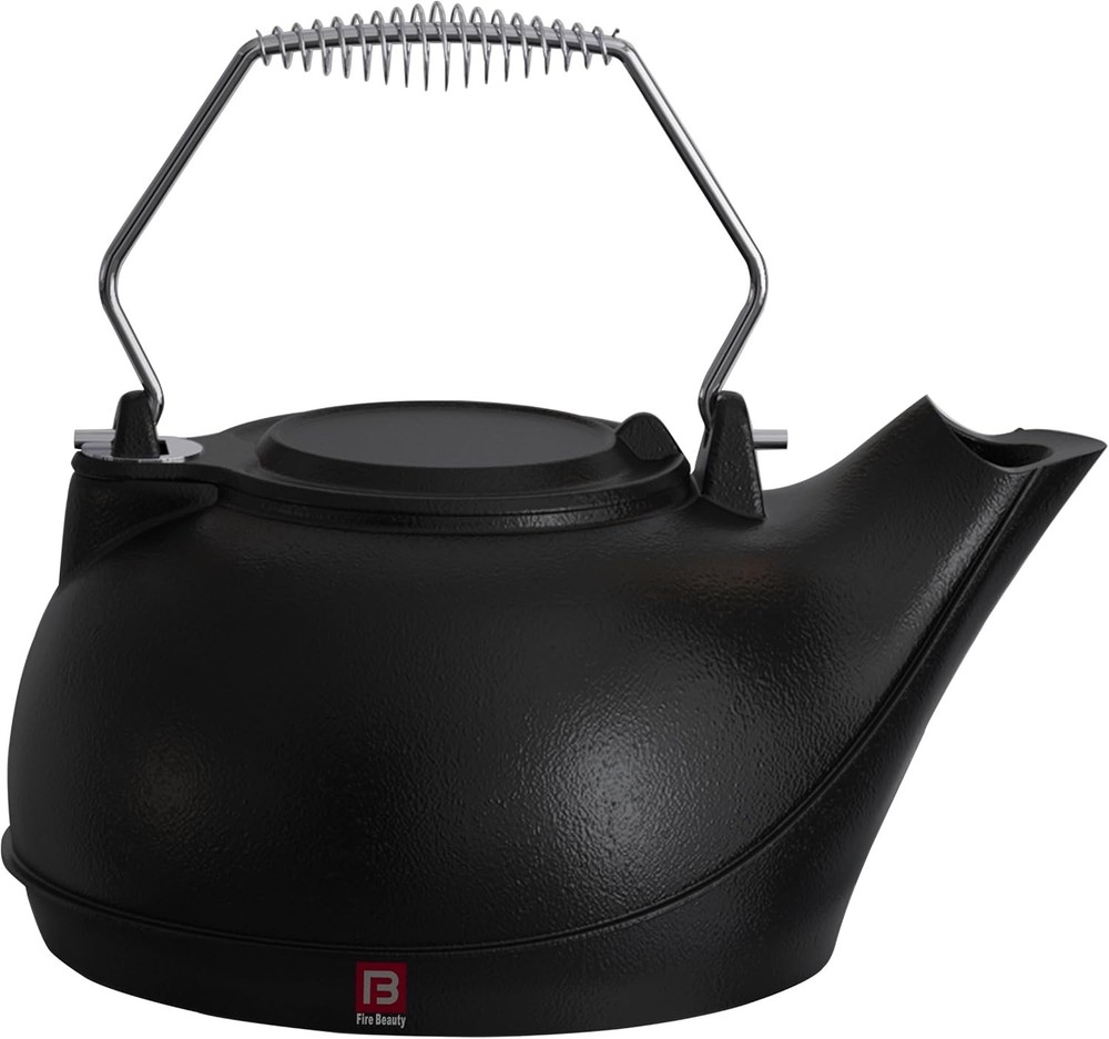 Humidifying Iron Kettle，Stove Humidifier，Wood Stove Kettle，Cast Iron，Chrome