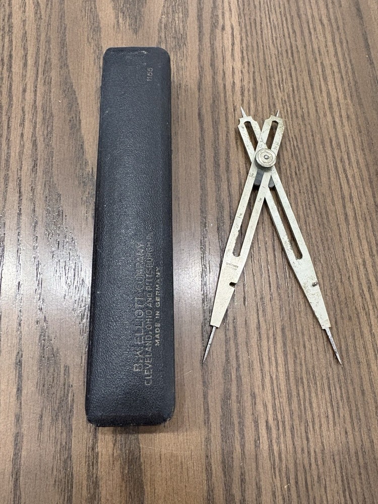 Vintage Schoenner Germany Engineer Drafting Protractor Instrument Model 1155