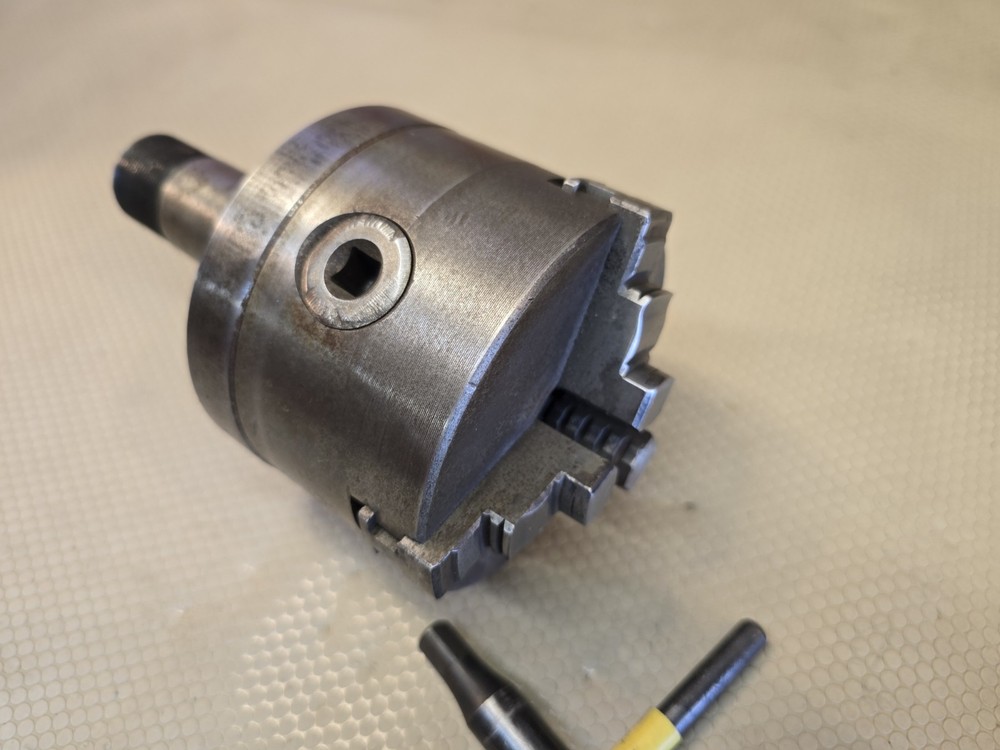 Lathe chuck On 5c Collet With Key