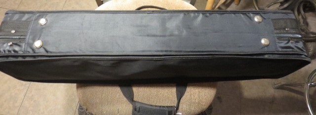 4/4 FULL SIZE OBLONG VIOLIN CASE W/SHOULDER STRAP VELOUR LINED