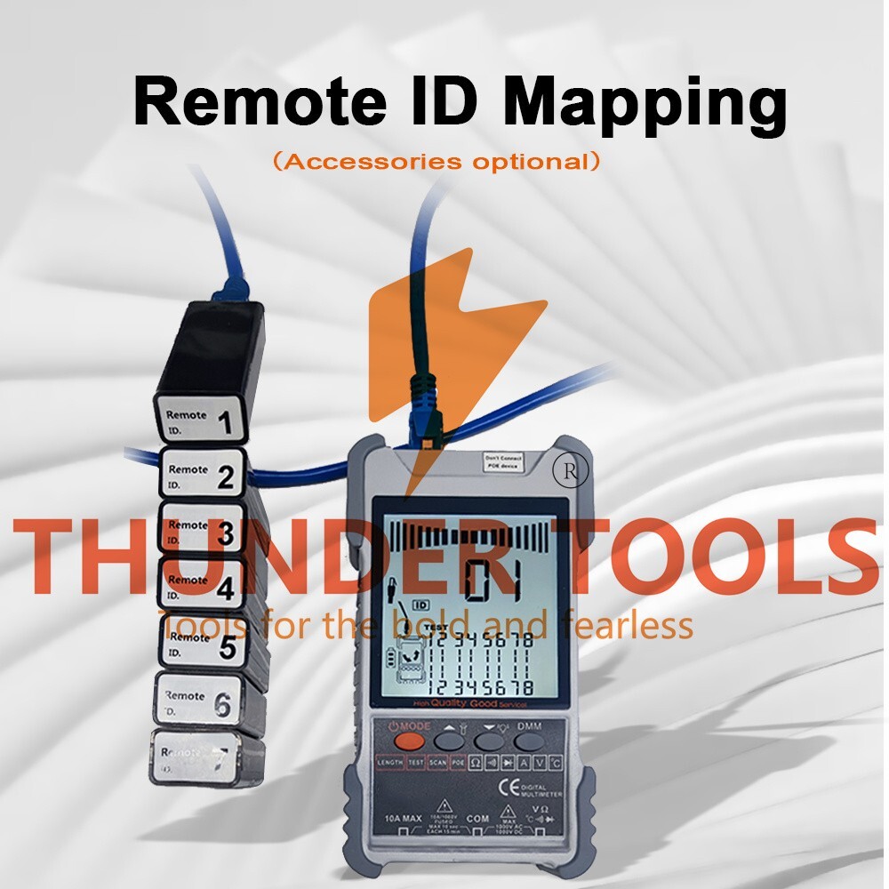 Thunder Tools KKMoon KKM618 Handheld Portable Cable Tester with LCD