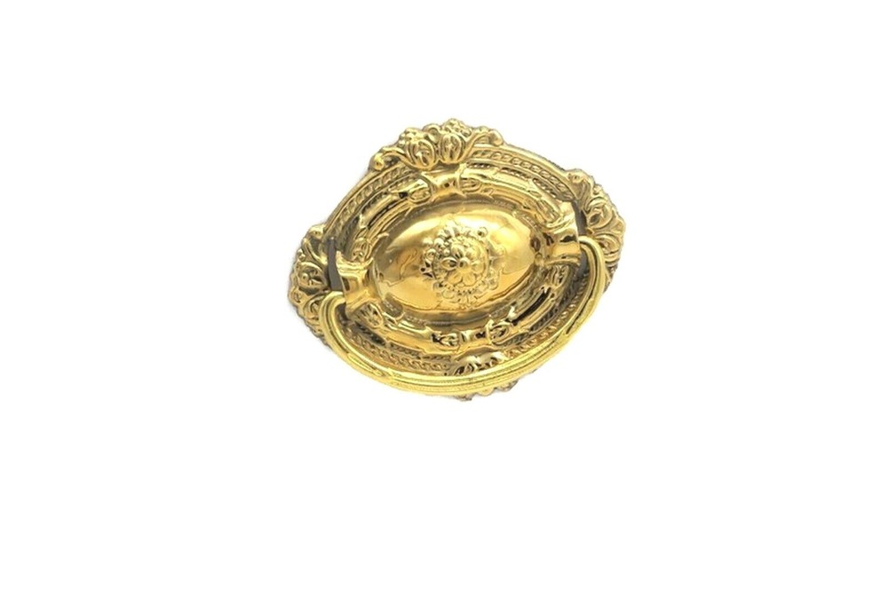 Single Post Drawer Pull Sheraton Pull Furniture Drawer Pull Cabinet Pull Brass