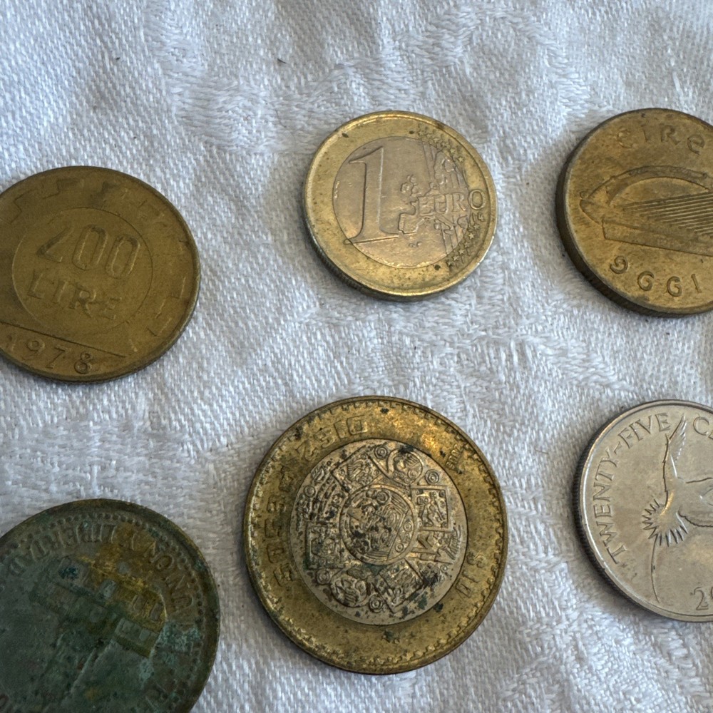 6 Foreign Coins