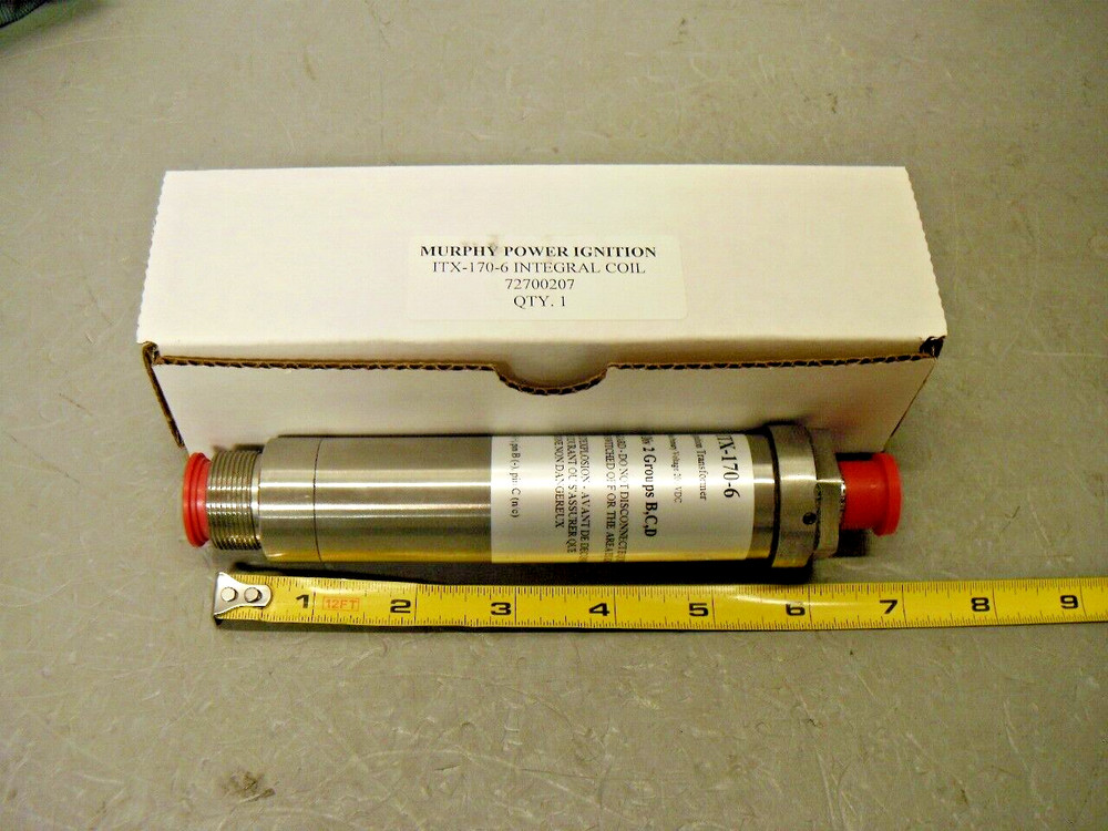 Murphy IT-170-6 Integral Power Ignition Transformer Coil 72700207
