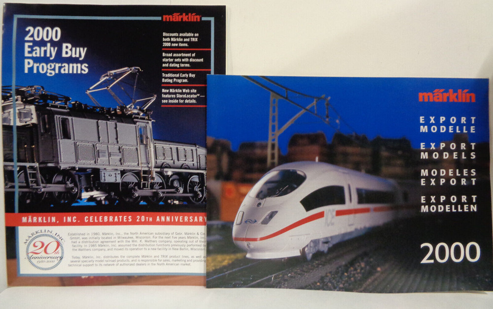 2000 MARKLIN 20TH ANNIVERSARY DEALER PACKET SET