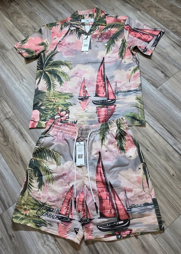 Jordan Craig Palm Beach Party Short set