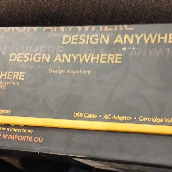 Gypsy Handheld Scrapbooking Design Tool with Accessories and Case