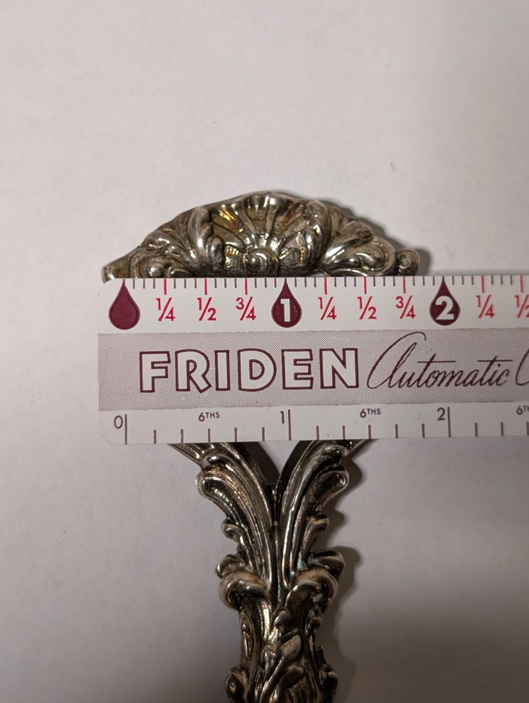 Antique Victorian Silverplate Cruet Figural Stand Replacement Handle Only