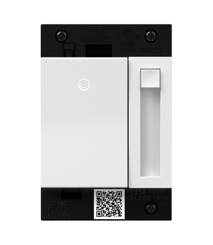 Legrand Adorne Paddle LED Advanced Dimmer Switch White 3-Way/Single Pole