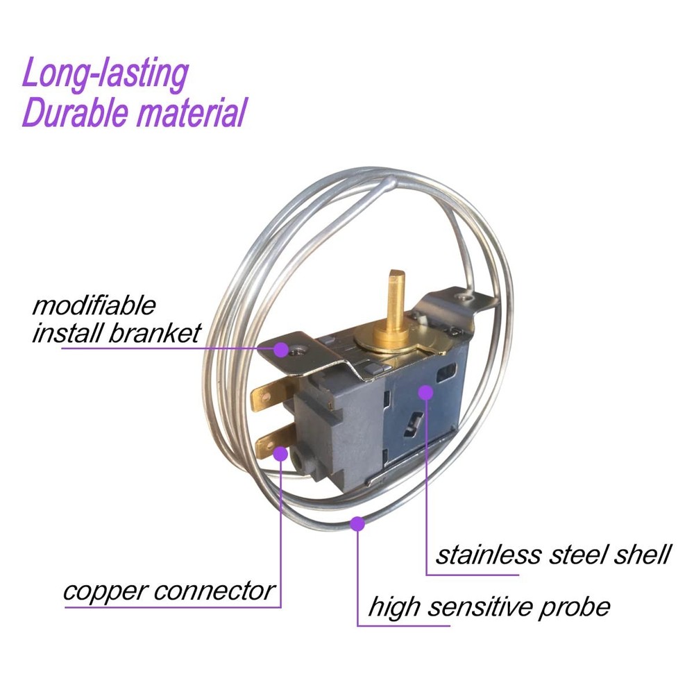 Universal Fridge/Freezer Thermostat Refrigerator Temperature Control , Thermo...