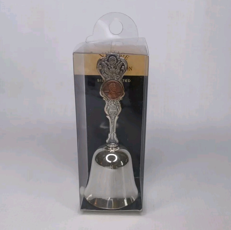 Vintage Collection Silver Plated Penny Bell