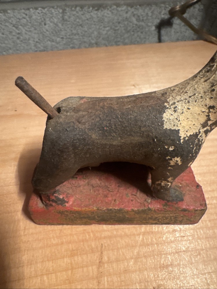vintage cast iron boxer