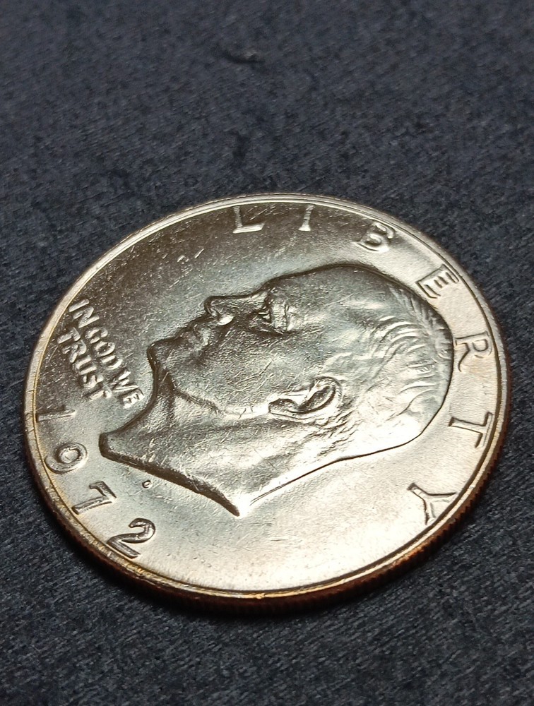 1972-D Eisenhower Dollar Mint Gem Condition Guaranteed Genuine.
