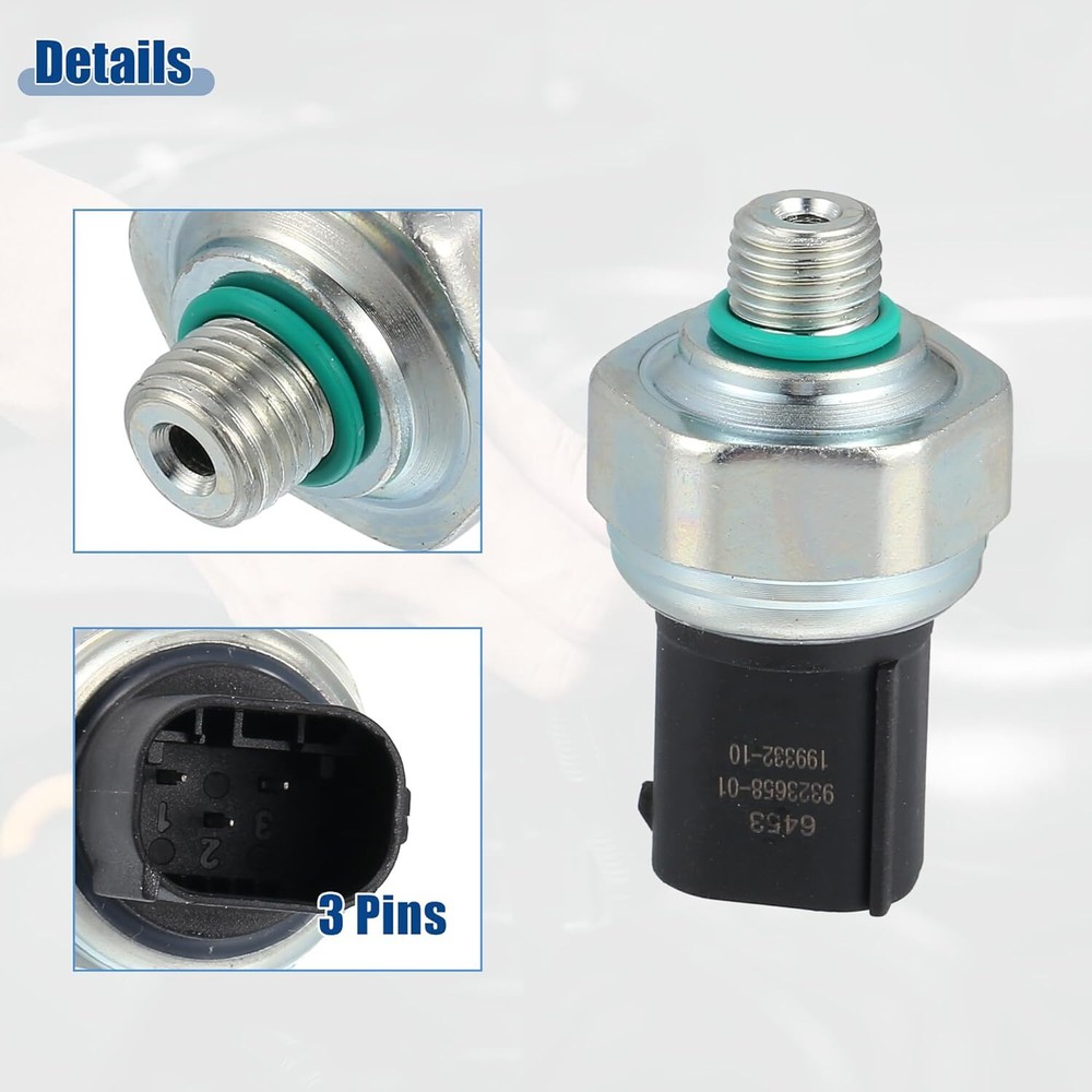 A/C Pressure Sensor Switch For BMW E38 E39 E46 E53 E60 E64 E66 E90 E93 F10 F30