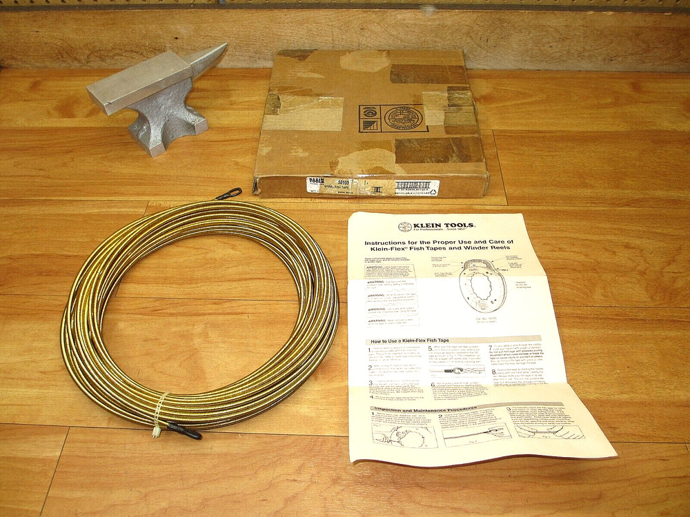 Klein Tools 50100 *NEW* Fish Tape Uncased Coil Replacement 100'